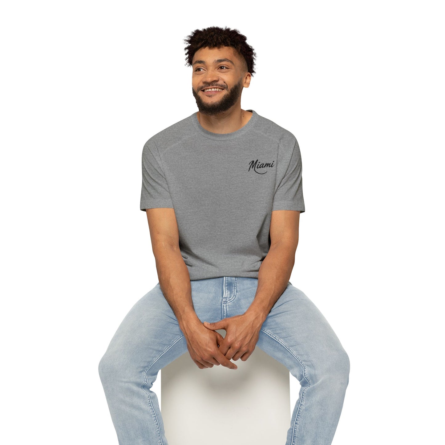Retro Miami Men's Raglan T-Shirt