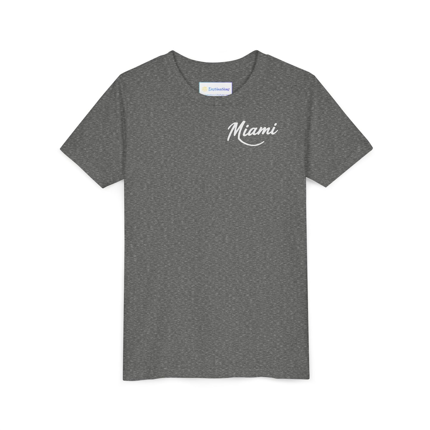 Retro Miami Unisex Youth Short Sleeve Tee