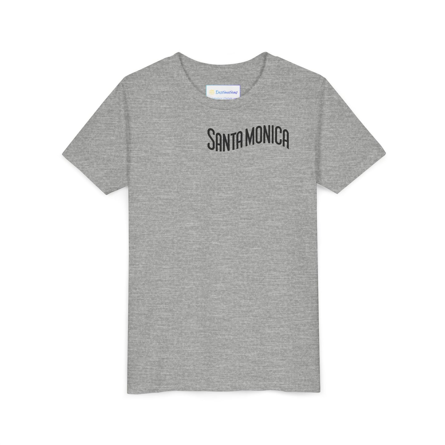 Vibrant Santa Monica Youth Short Sleeve Tee
