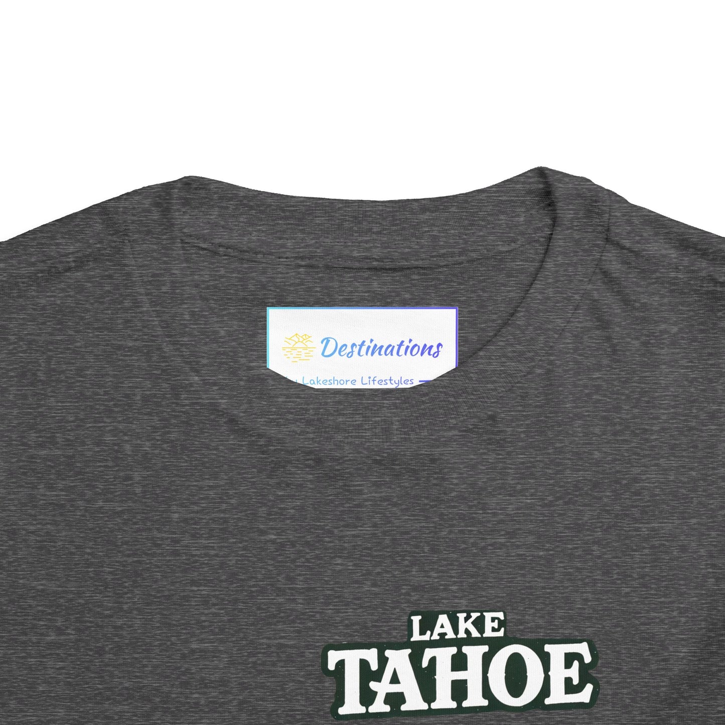 Vintage Lake Tahoe Unisex Toddler Short Sleeve Tee