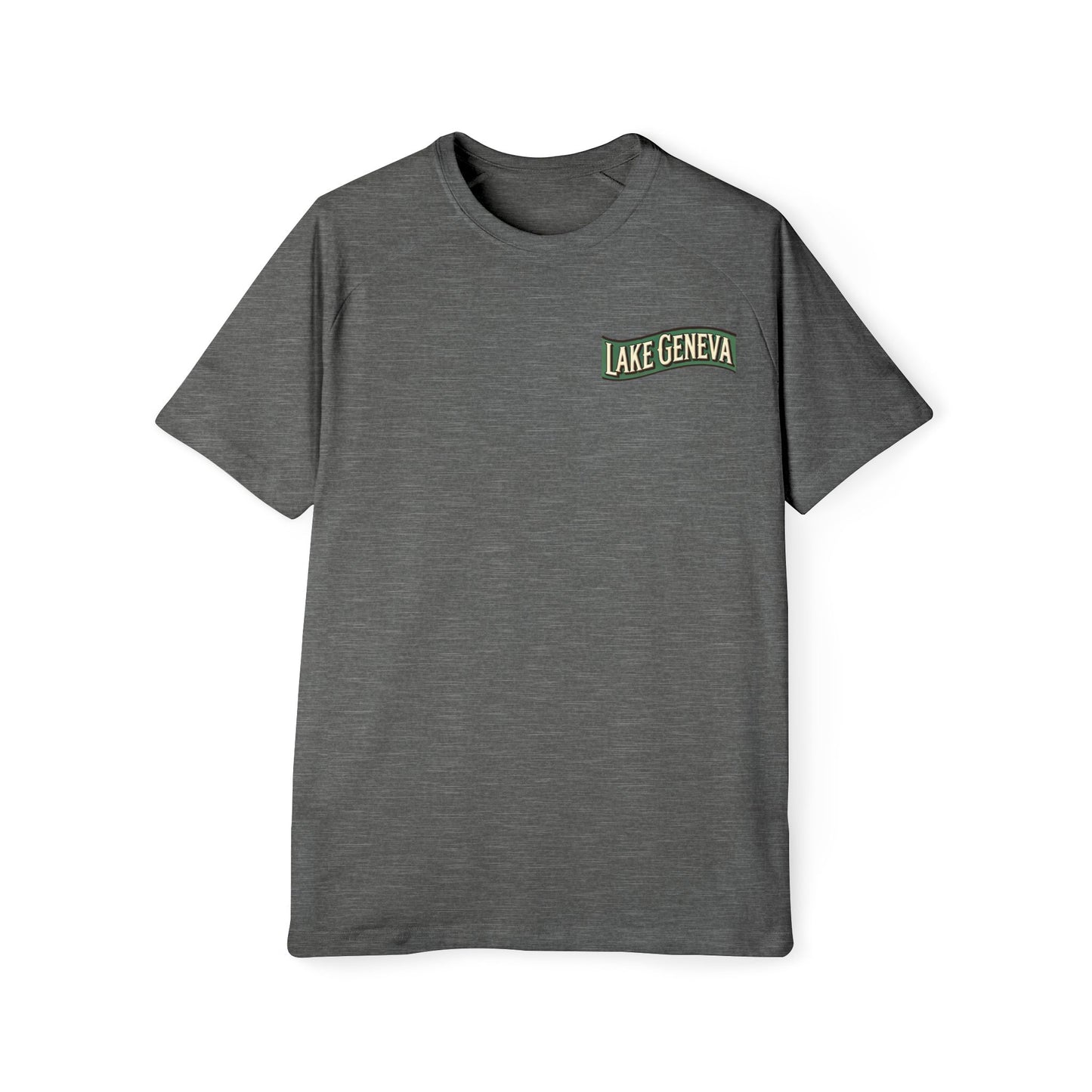 Retro Lake Geneva Men's Raglan T-Shirt