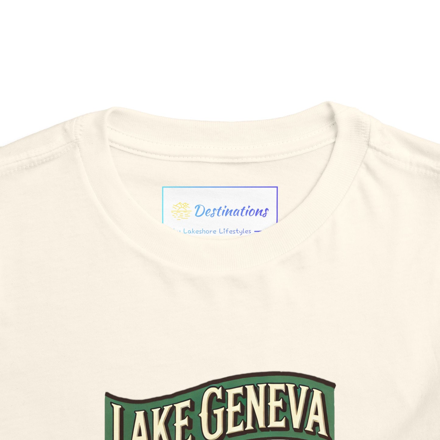 Retro Lake Geneva Unisex Toddler Short Sleeve Tee