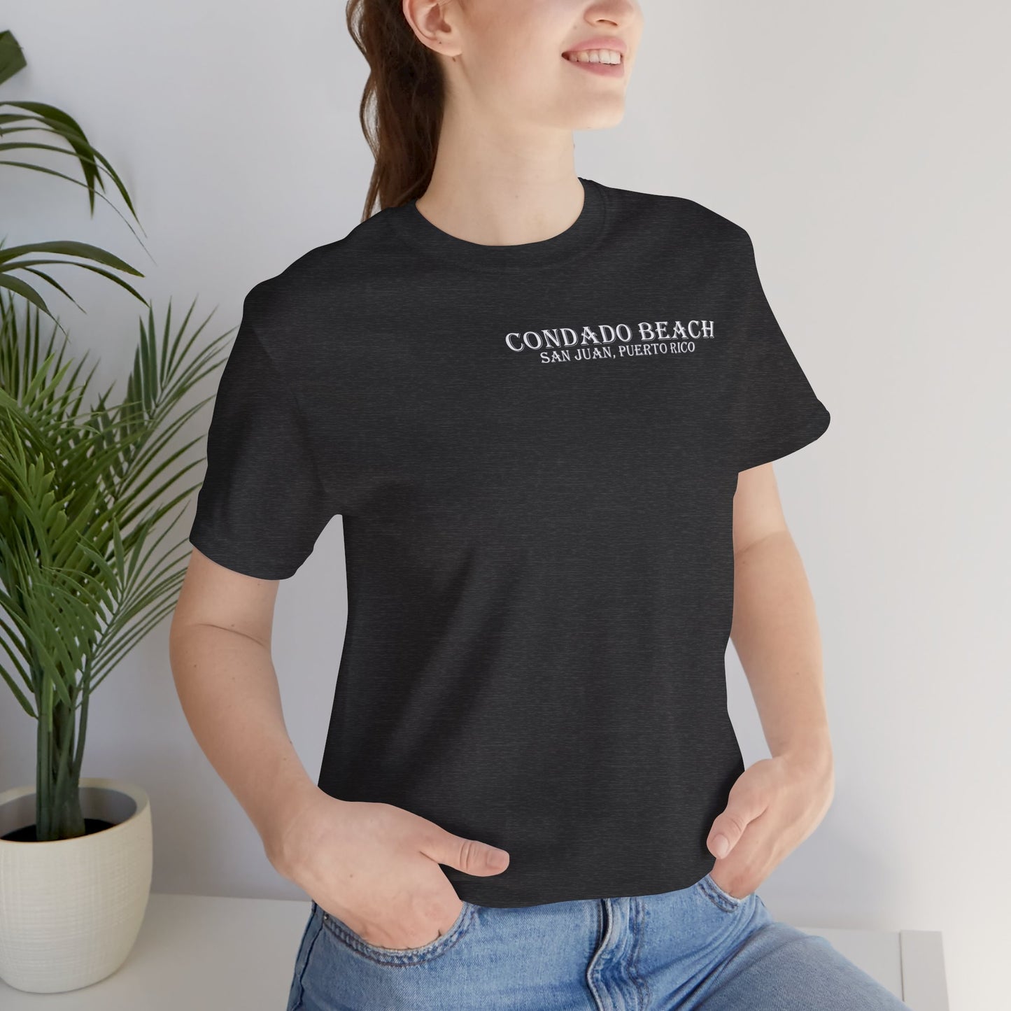 Coastal Vibes Condado Beach Unisex Jersey Short Sleeve Tee