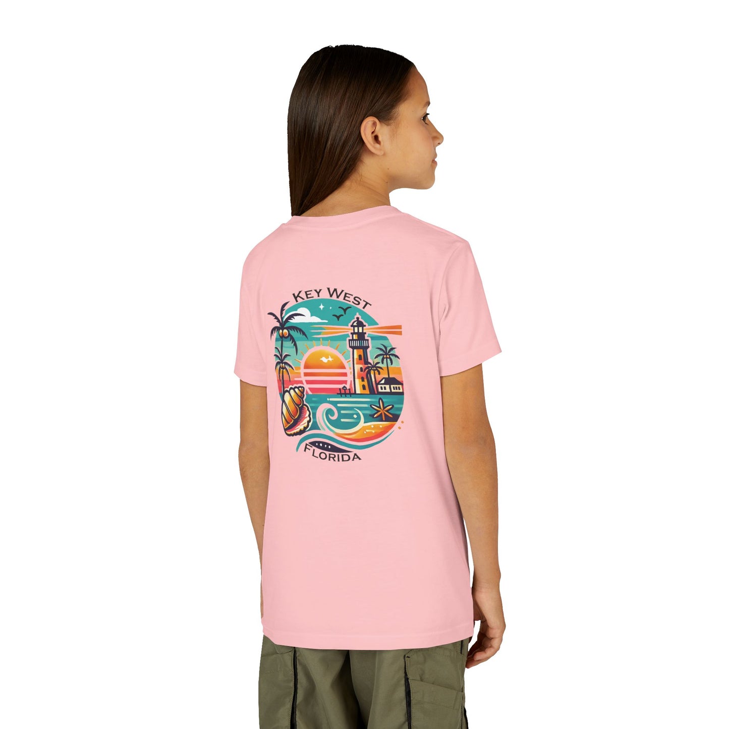 Vibrant Key West Youth Short Sleeve Tee