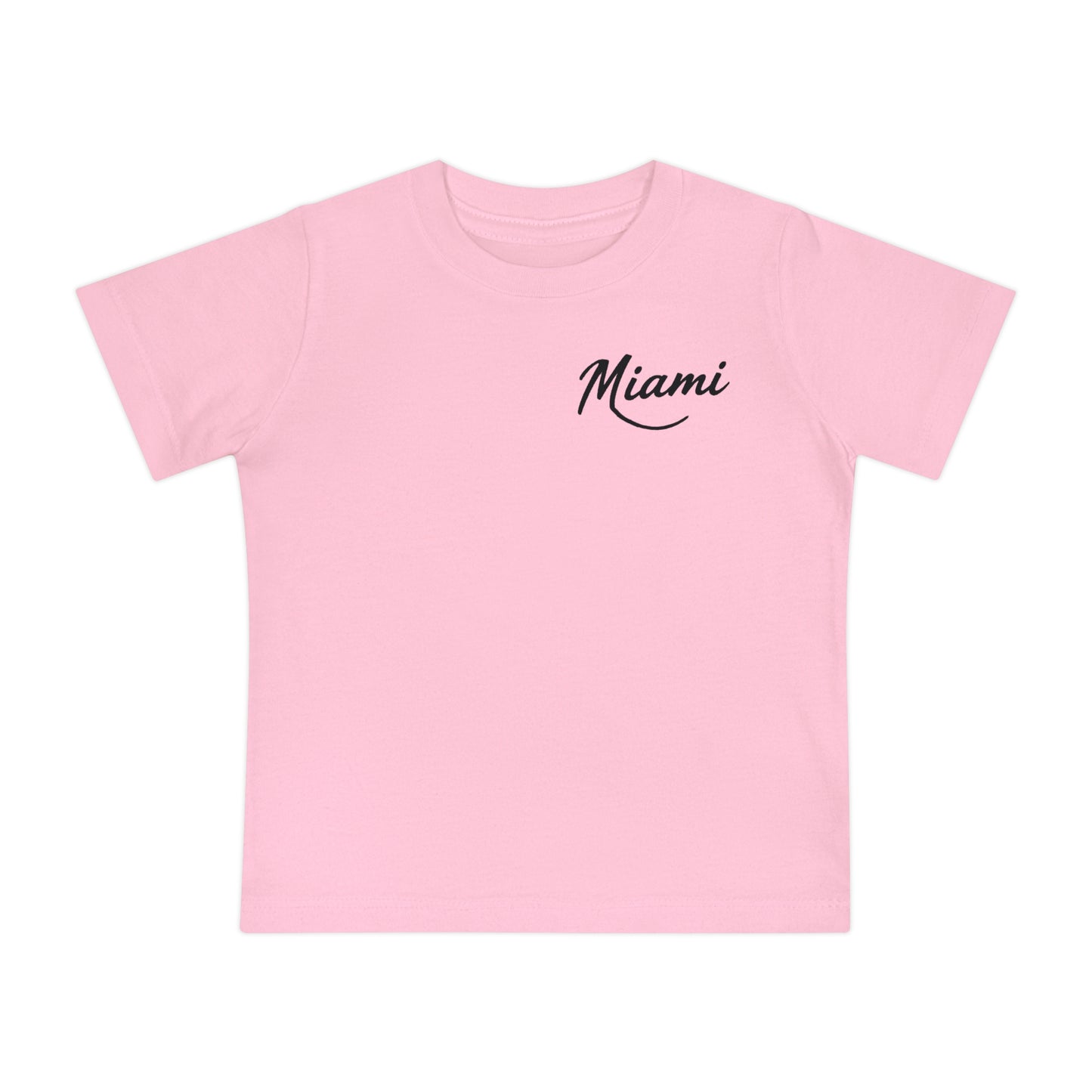 Retro Miami Unisex Baby Short Sleeve T-Shirt