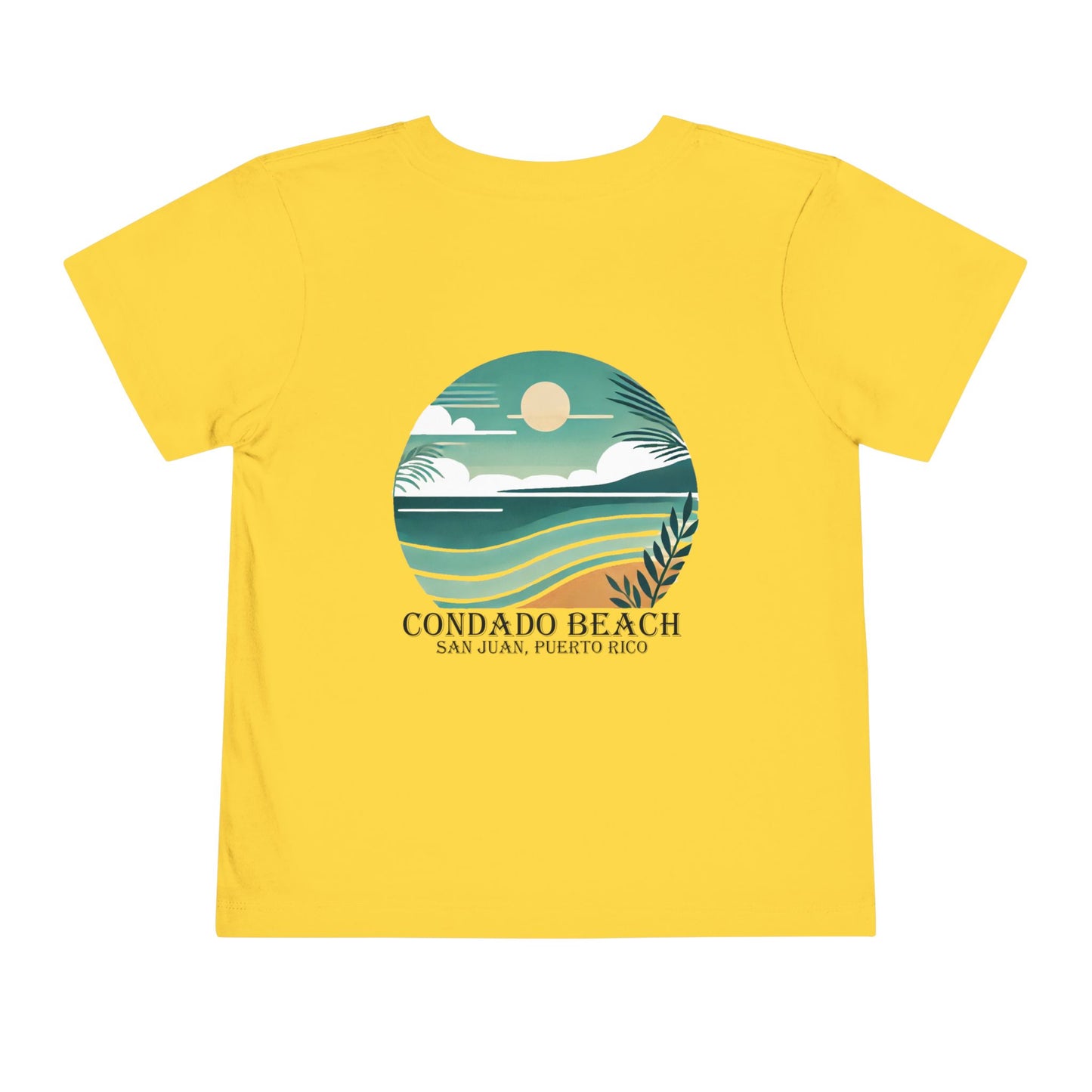 Coastal Vibes Condado Beach Unisex Toddler Short Sleeve Tee