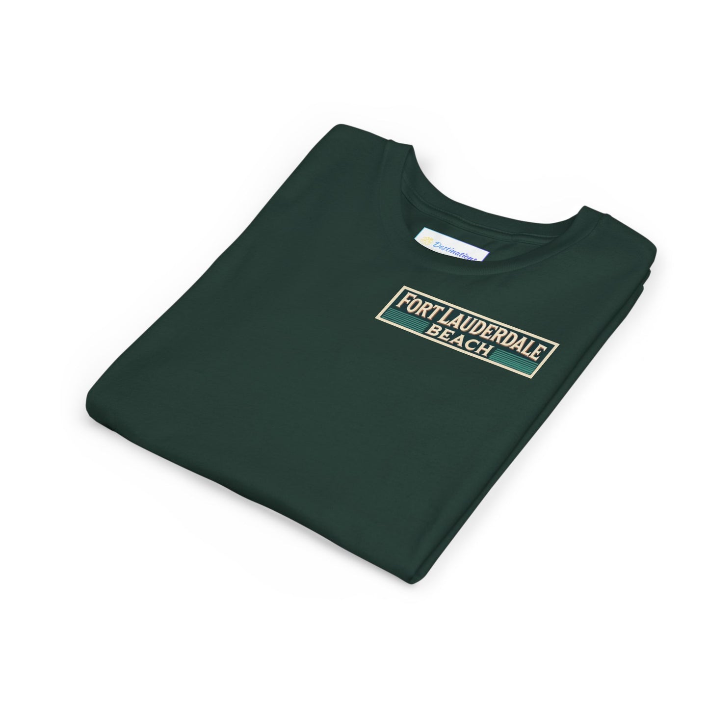 Vintage Fort Lauderdale Unisex Youth Short Sleeve Tee