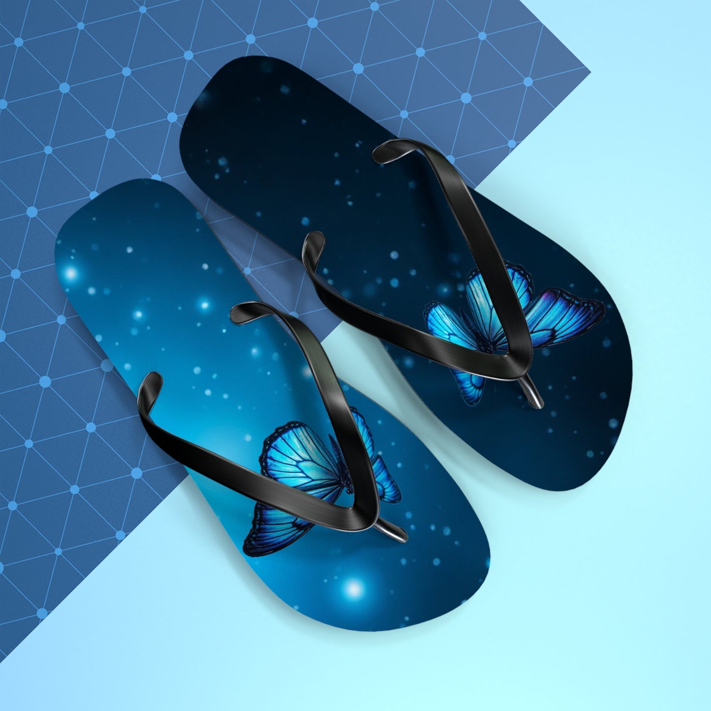 Mystical Butterfly Flip Flops
