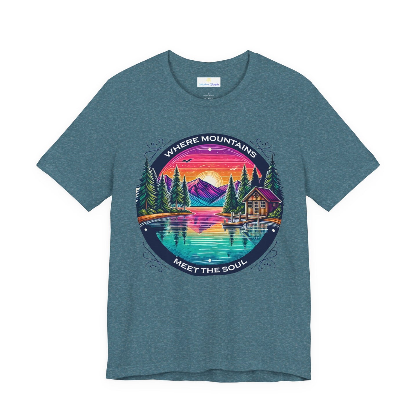 Where Mountains Meet the Soul Short Sleeve Tee