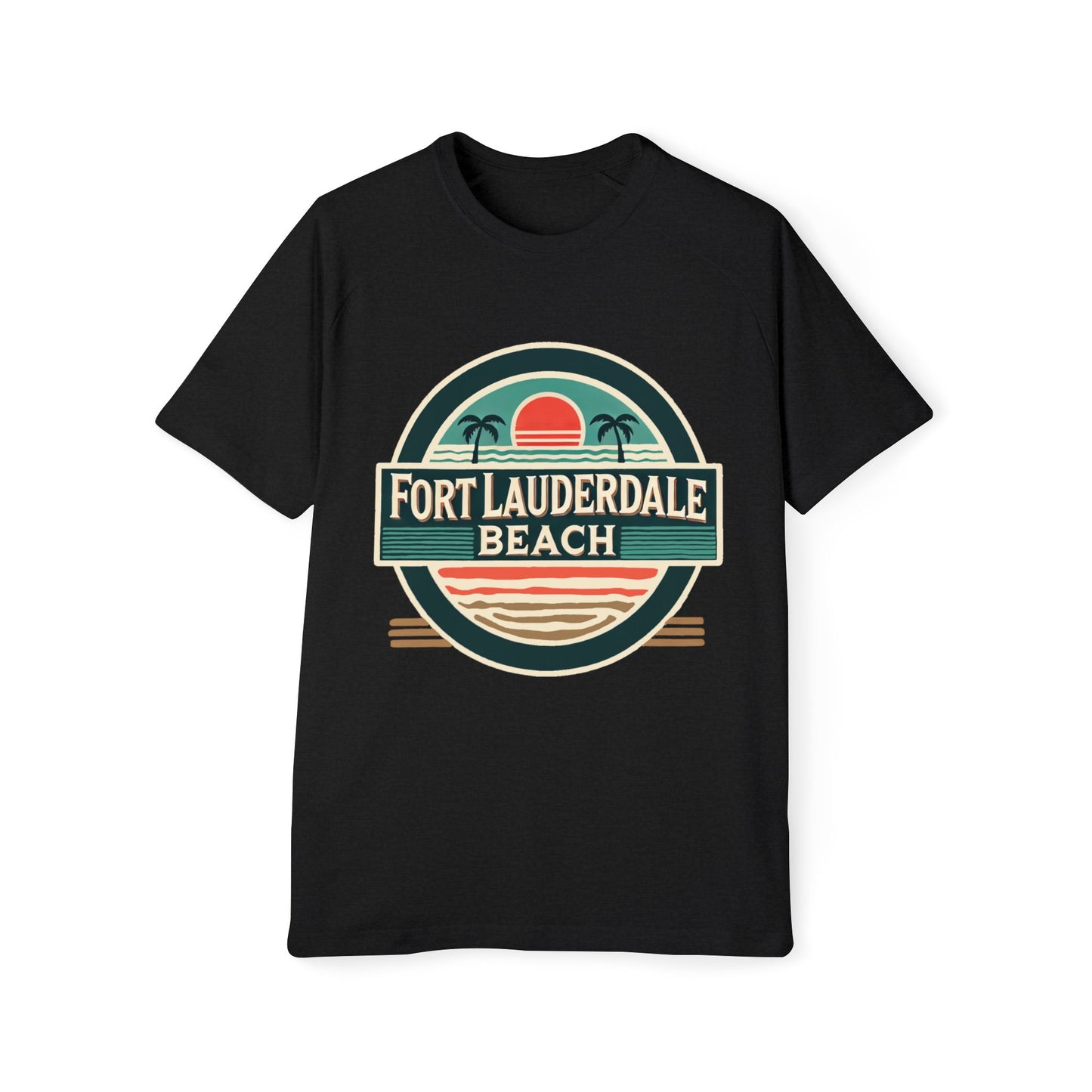 Vintage Fort Lauderdale Men's Raglan T-Shirt