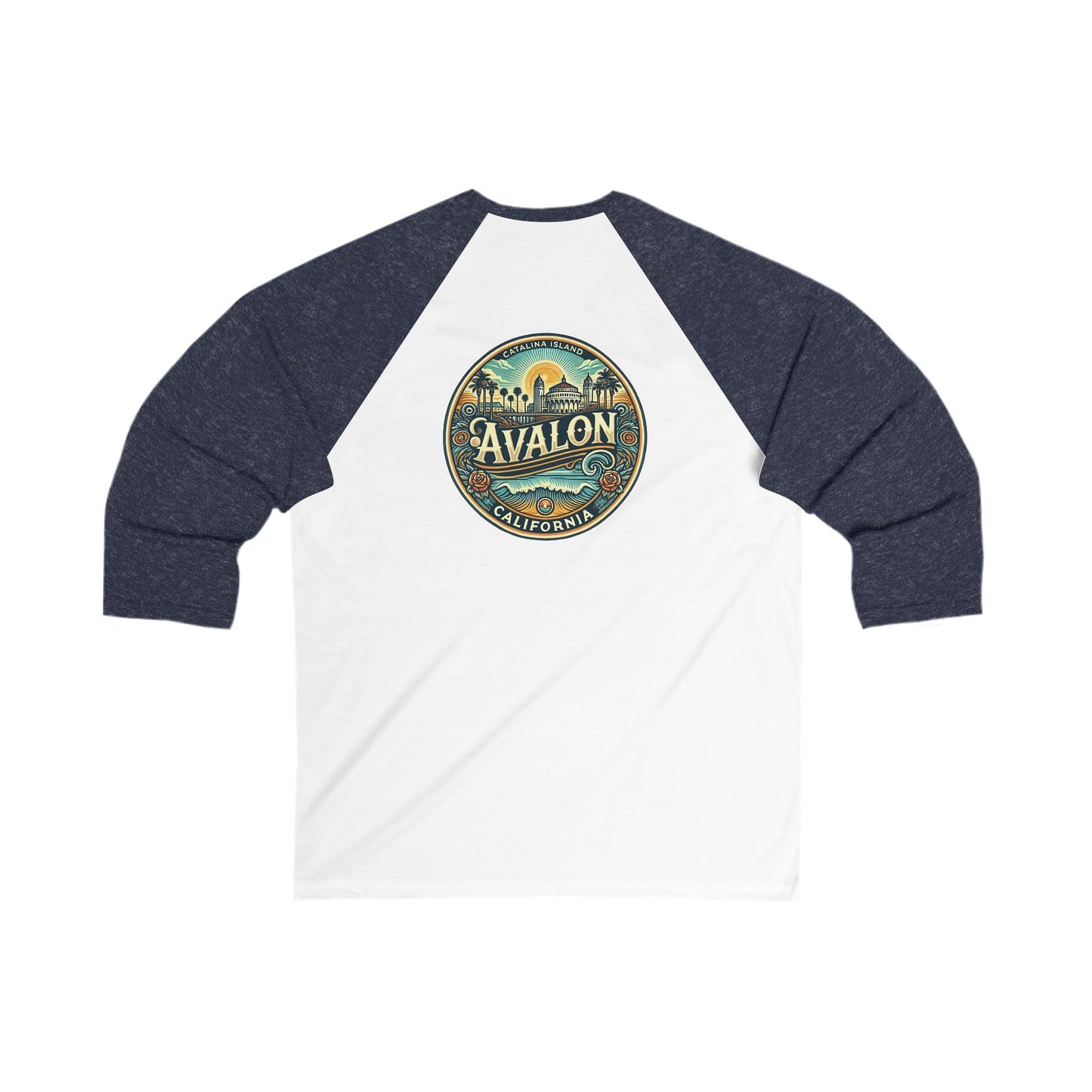 Elegant Avalon Men's 3/4 Sleeve Baseball Tee