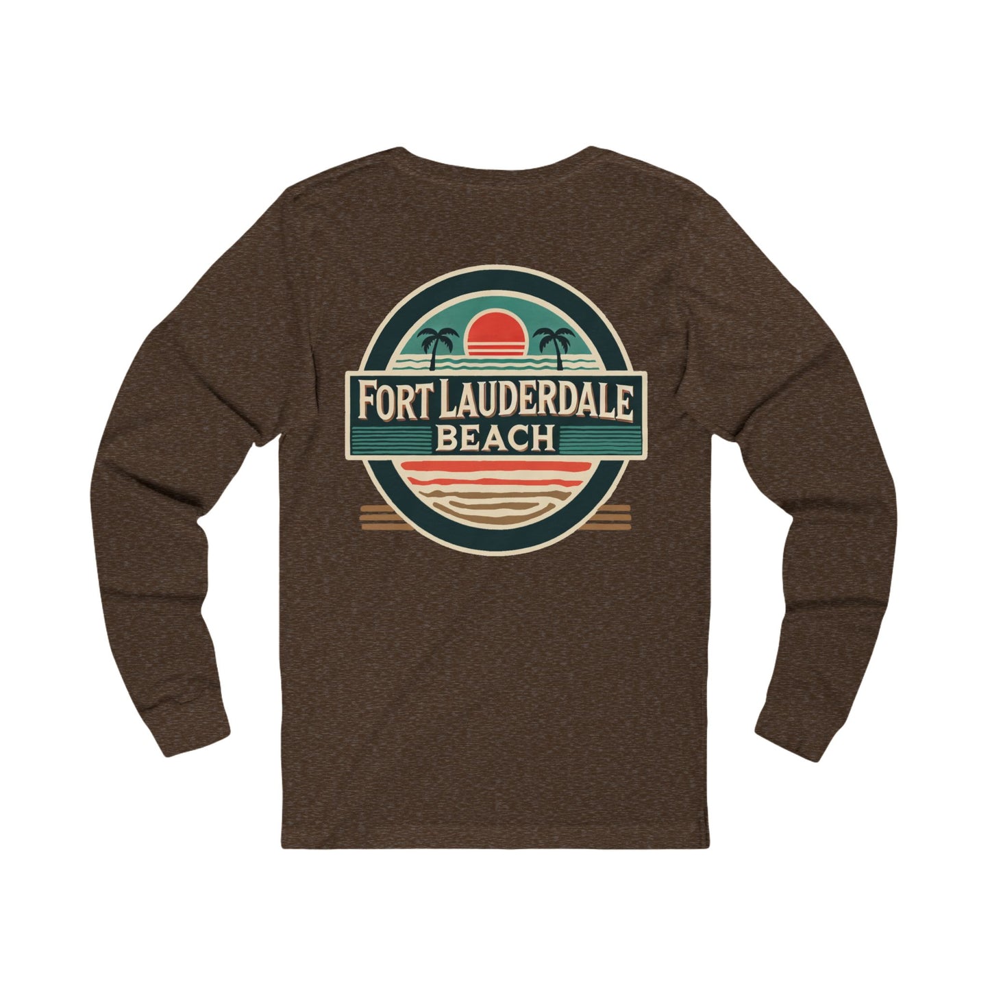 Vintage Fort Lauderdale Unisex Jersey Long Sleeve Tee