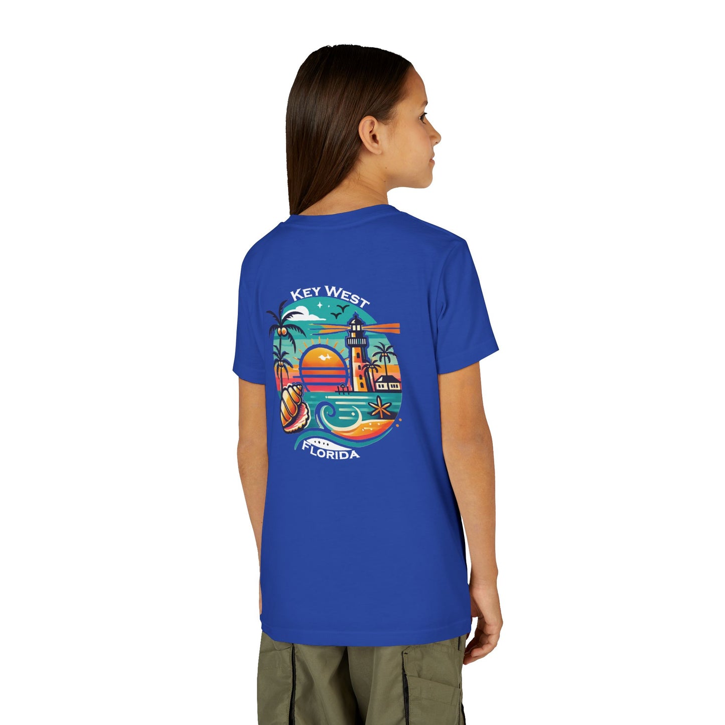 Vibrant Key West Youth Short Sleeve Tee