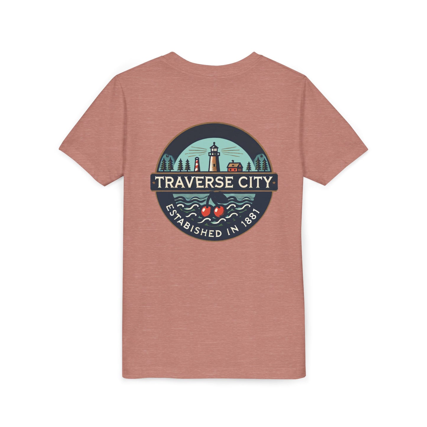 Vintage Traverse City Unisex Youth Short Sleeve Tee
