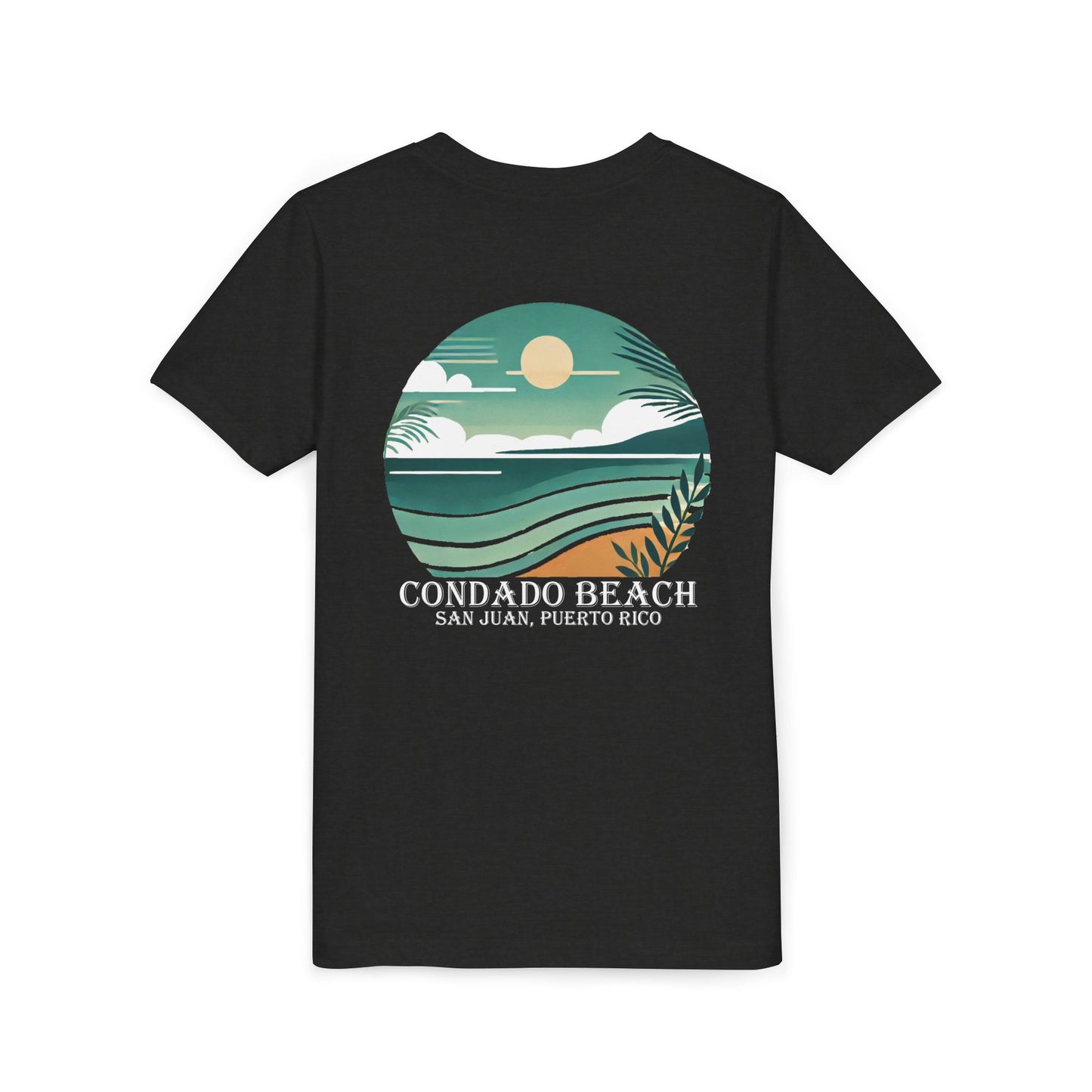 Coastal Vibes Condado Beach Unisex Youth Short Sleeve Tee