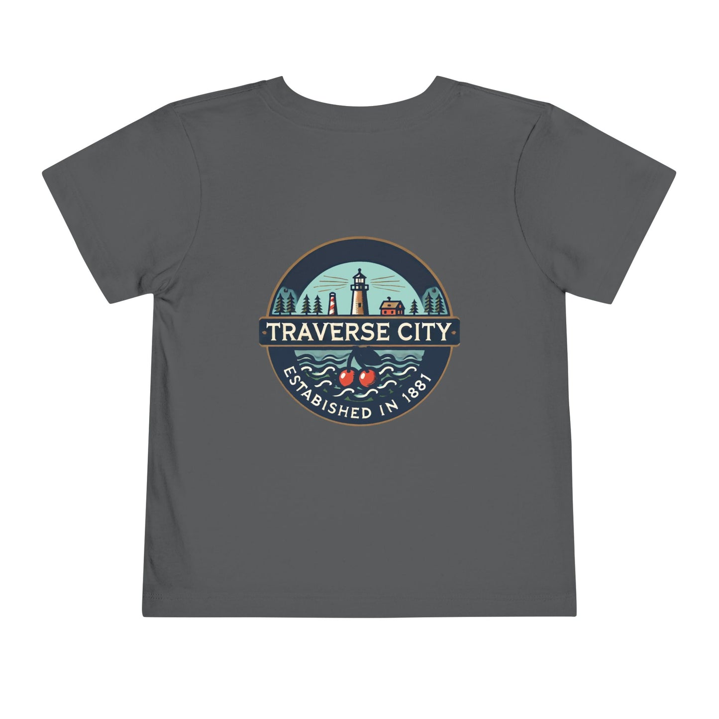 Vintage Traverse City Unisex Toddler Short Sleeve Tee