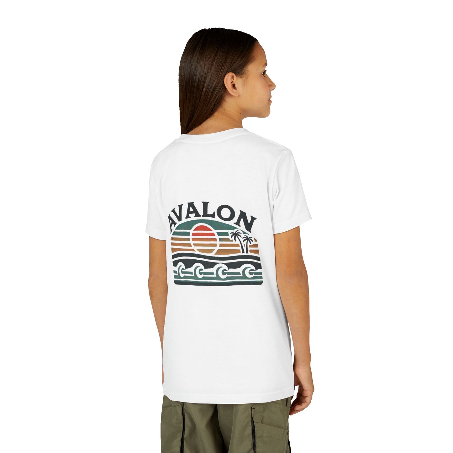 Retro Avalon Sunset Youth Short Sleeve Tee