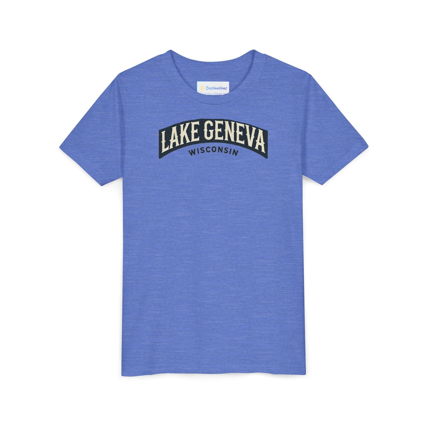 Vintage Lake Geneva Unisex Youth Short Sleeve Tee