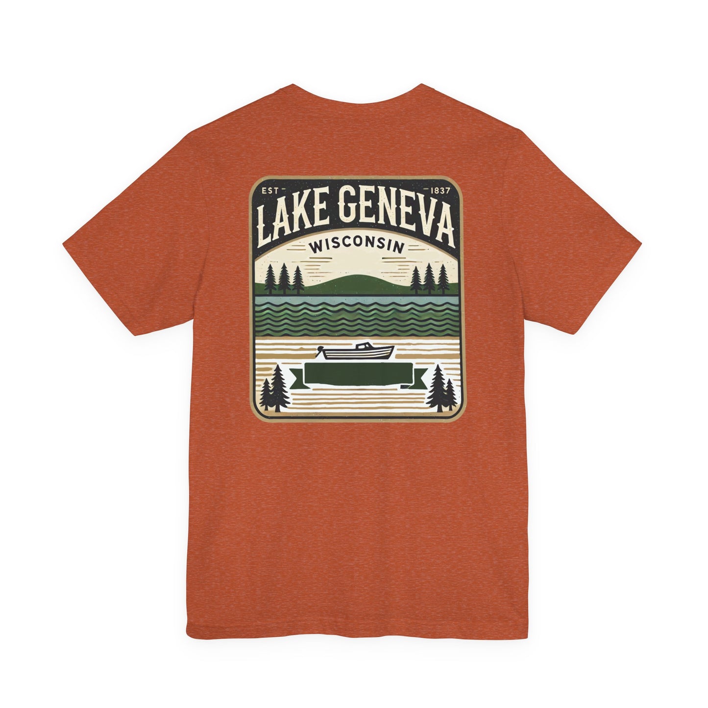 Vintage Lake Geneva Unisex Jersey Short Sleeve Tee