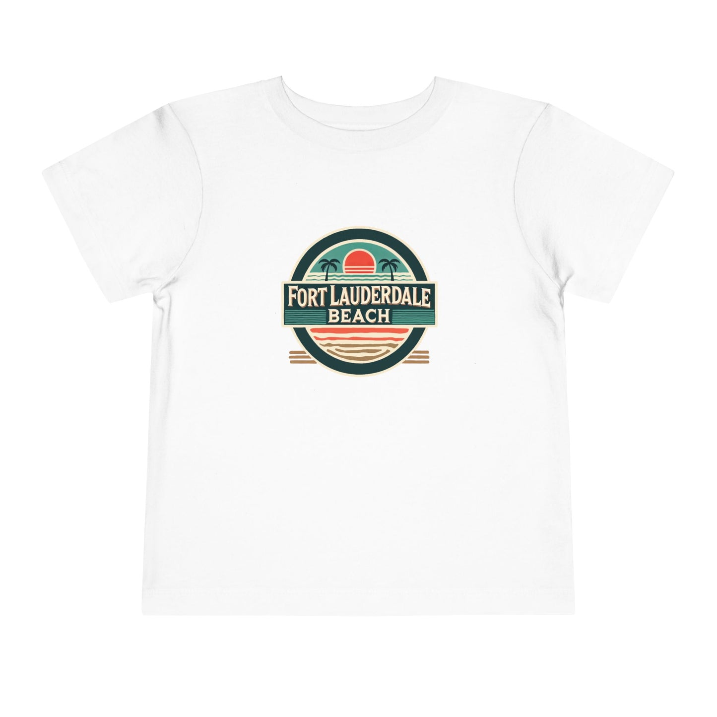 Vintage Fort Lauderdale Unisex Toddler Short Sleeve Tee