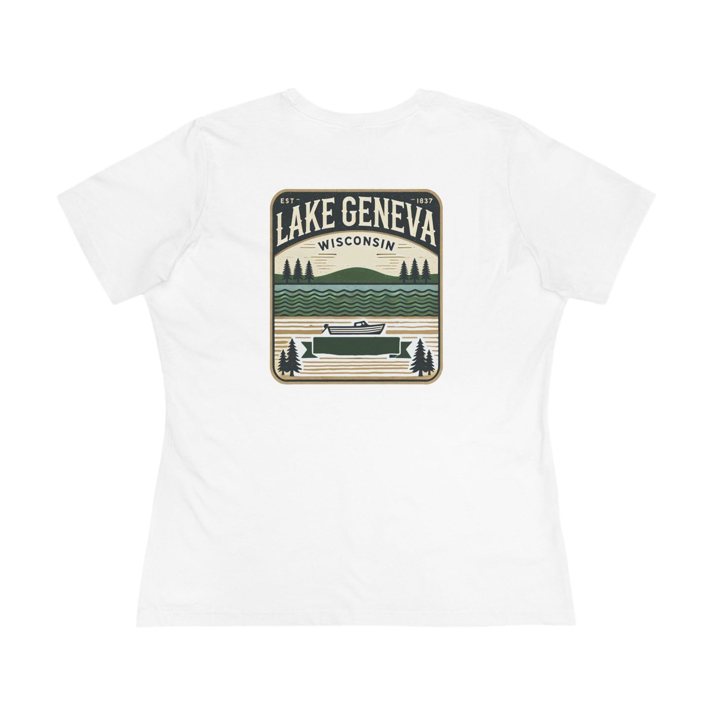 Vintage Lake Geneva Women's Cotton Tee