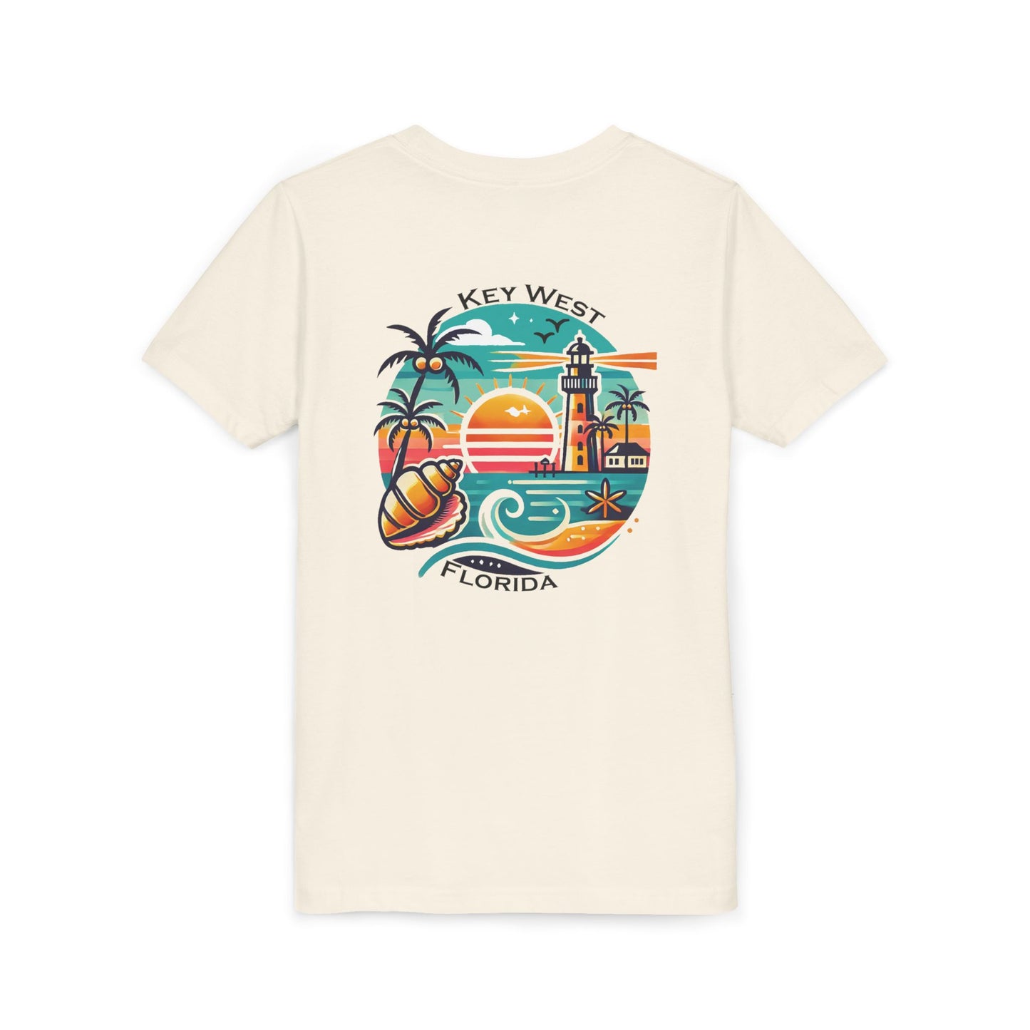 Vibrant Key West Youth Short Sleeve Tee