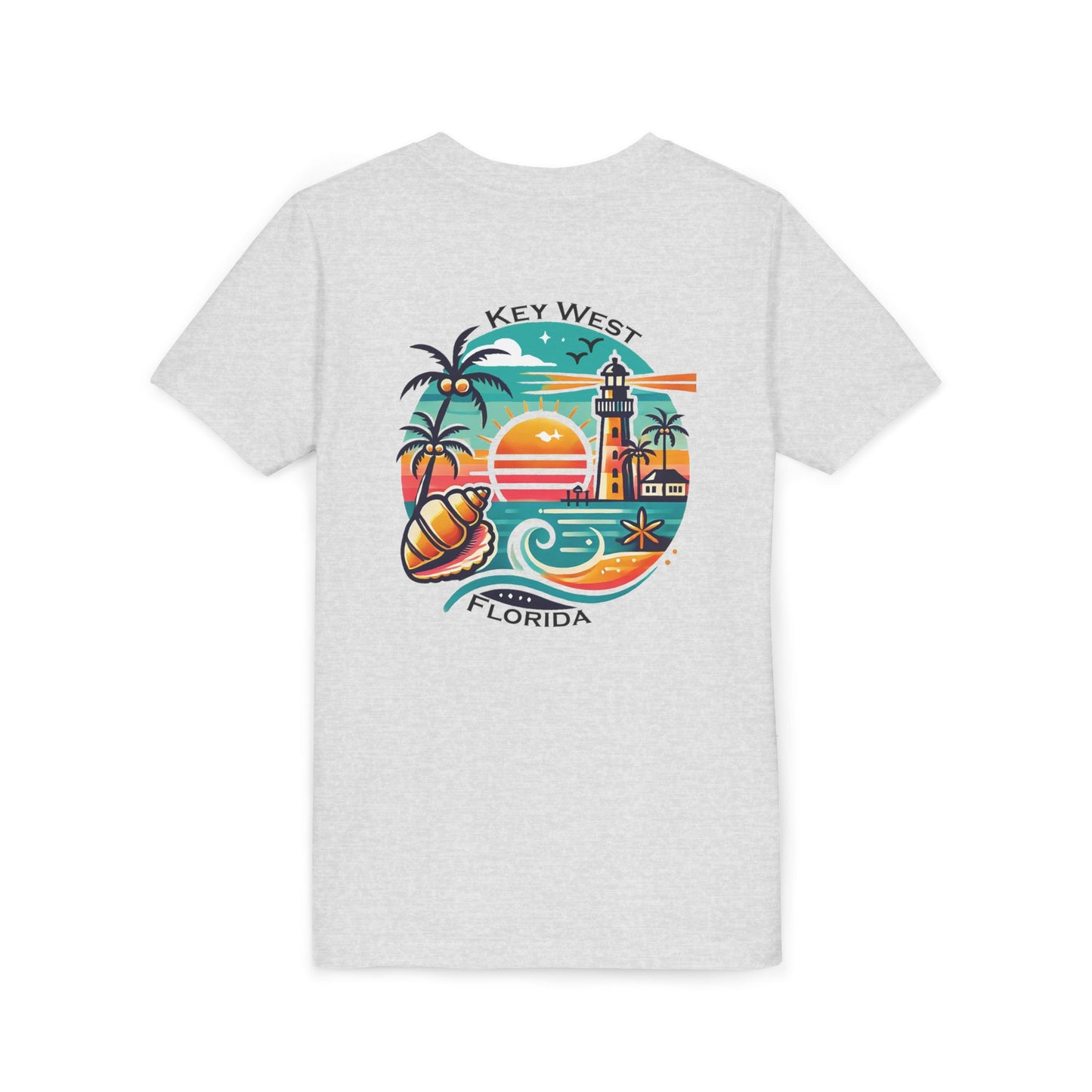 Vibrant Key West Youth Short Sleeve Tee