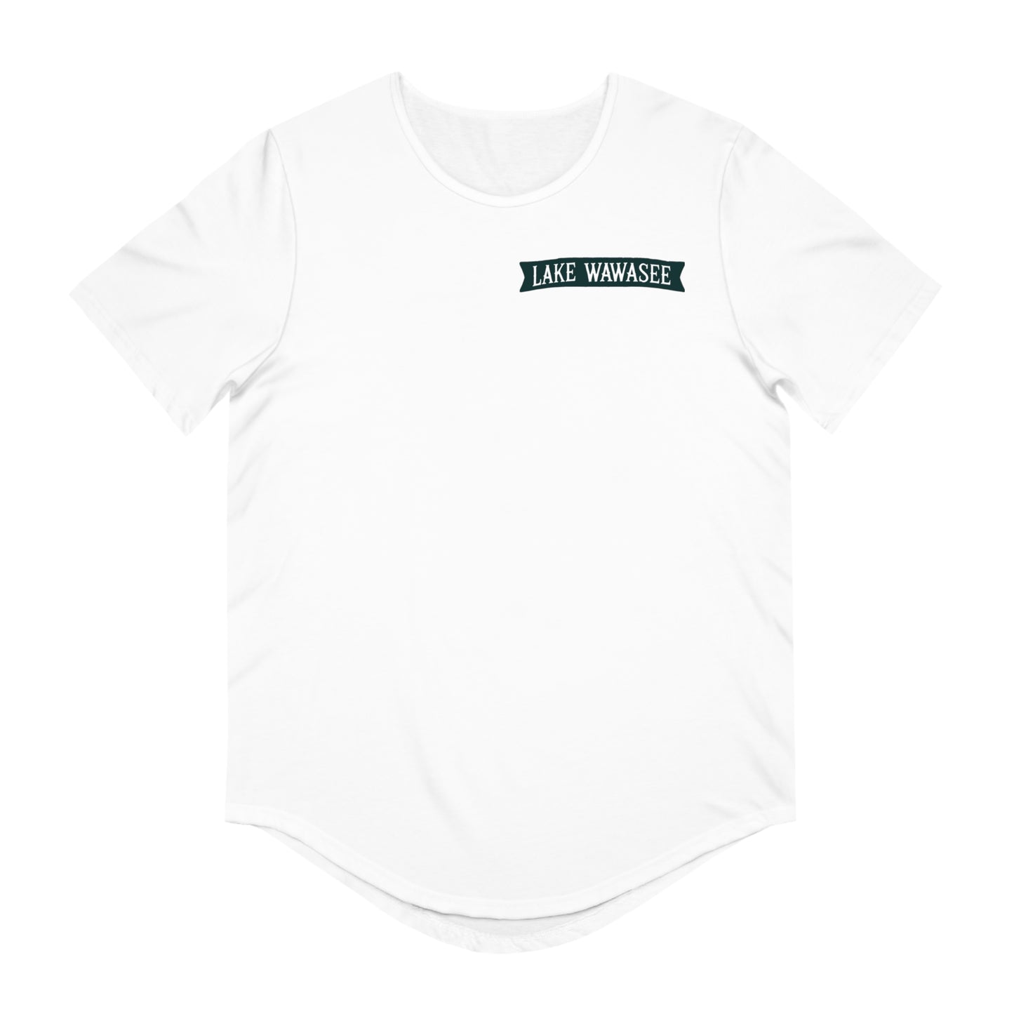 Vintage Lake Wawasee Men's Jersey Curved Hem Tee