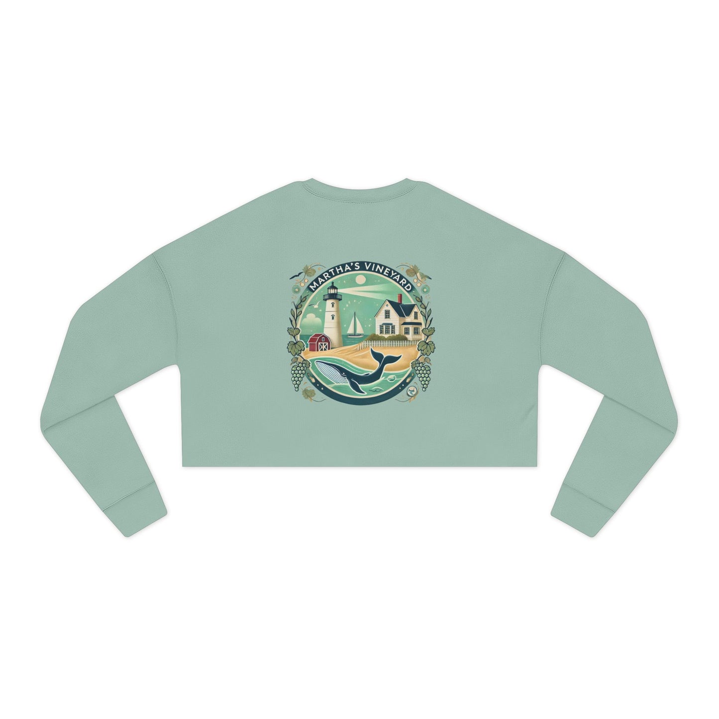 Vintage Martha's Vineyard Women's Cropped Sweatshirt