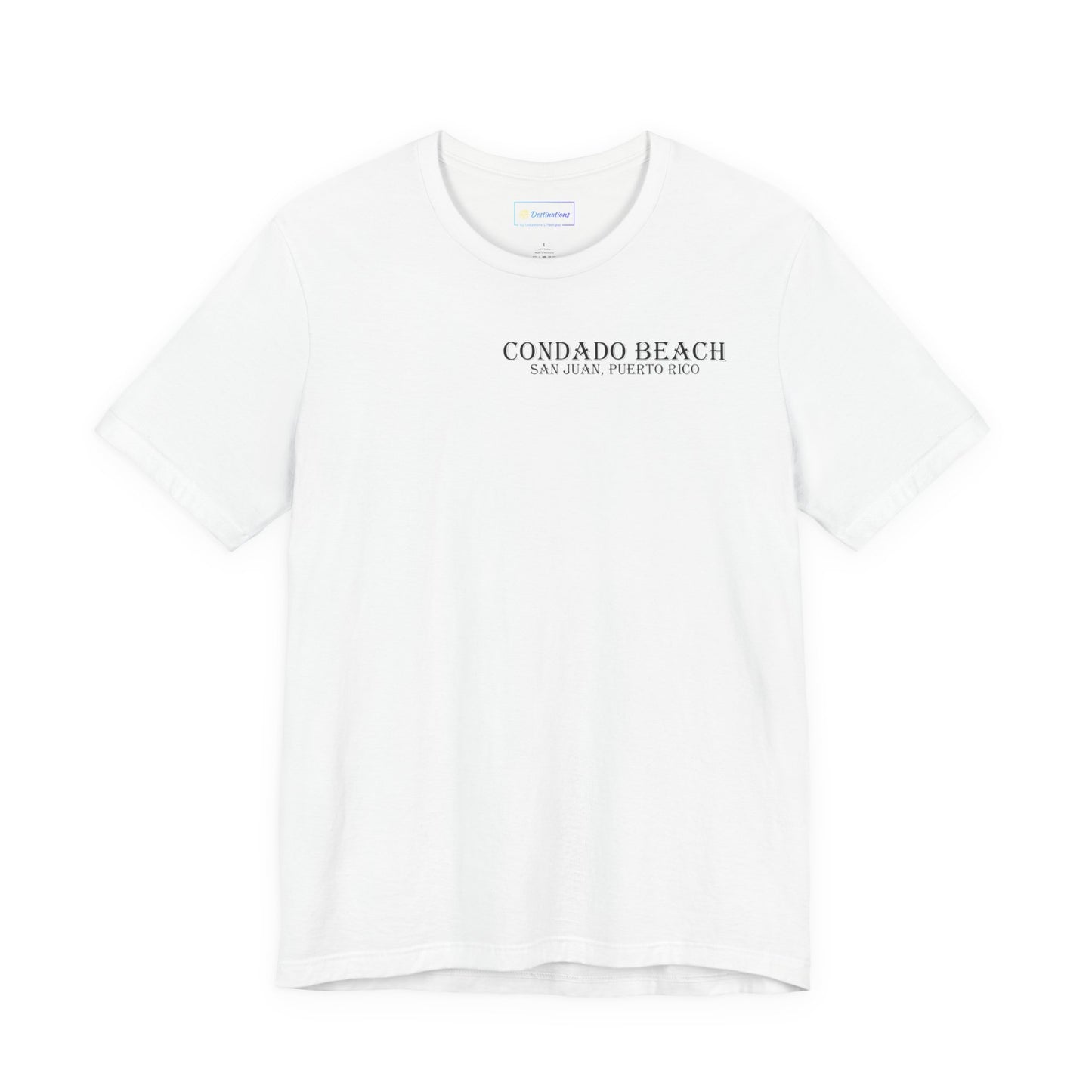 Coastal Vibes Condado Beach Unisex Jersey Short Sleeve Tee