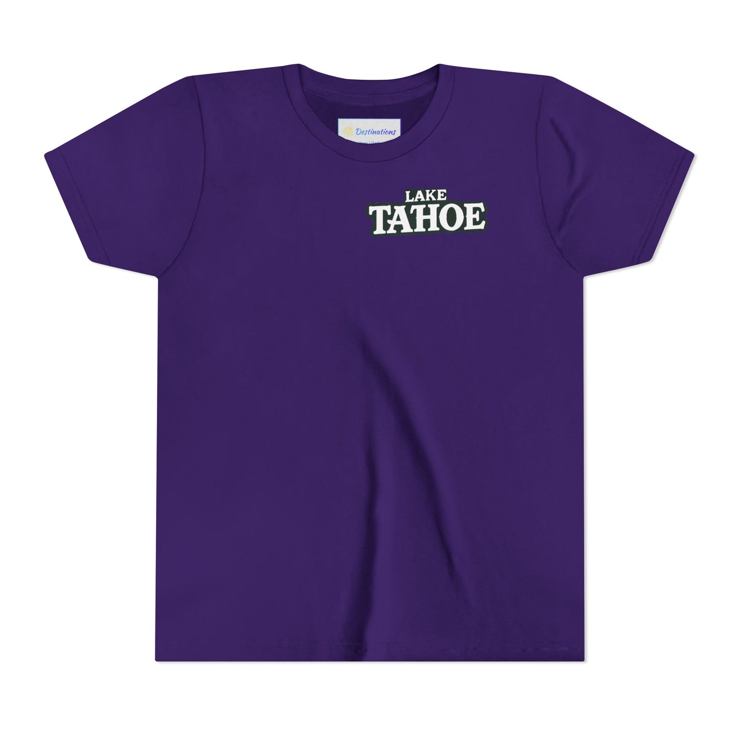 Vintage Lake Tahoe Unisex Youth Short Sleeve Tee