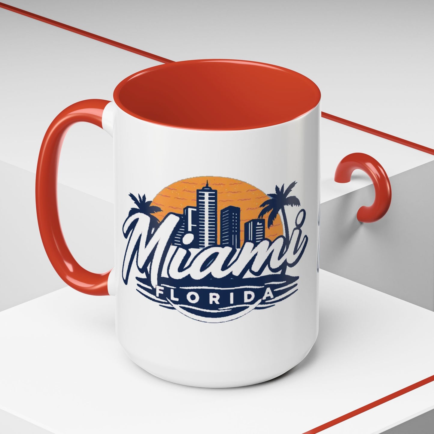 Retro Miami Accent Coffee Mug