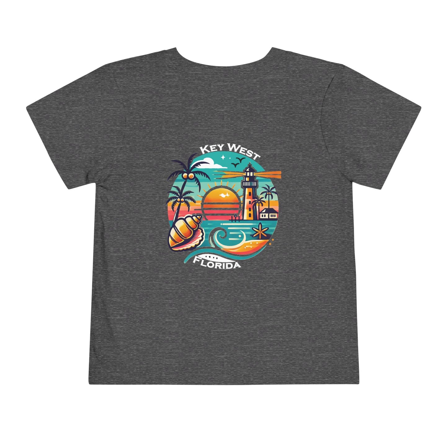 Vibrant Key West Unisex Toddler Short Sleeve Tee