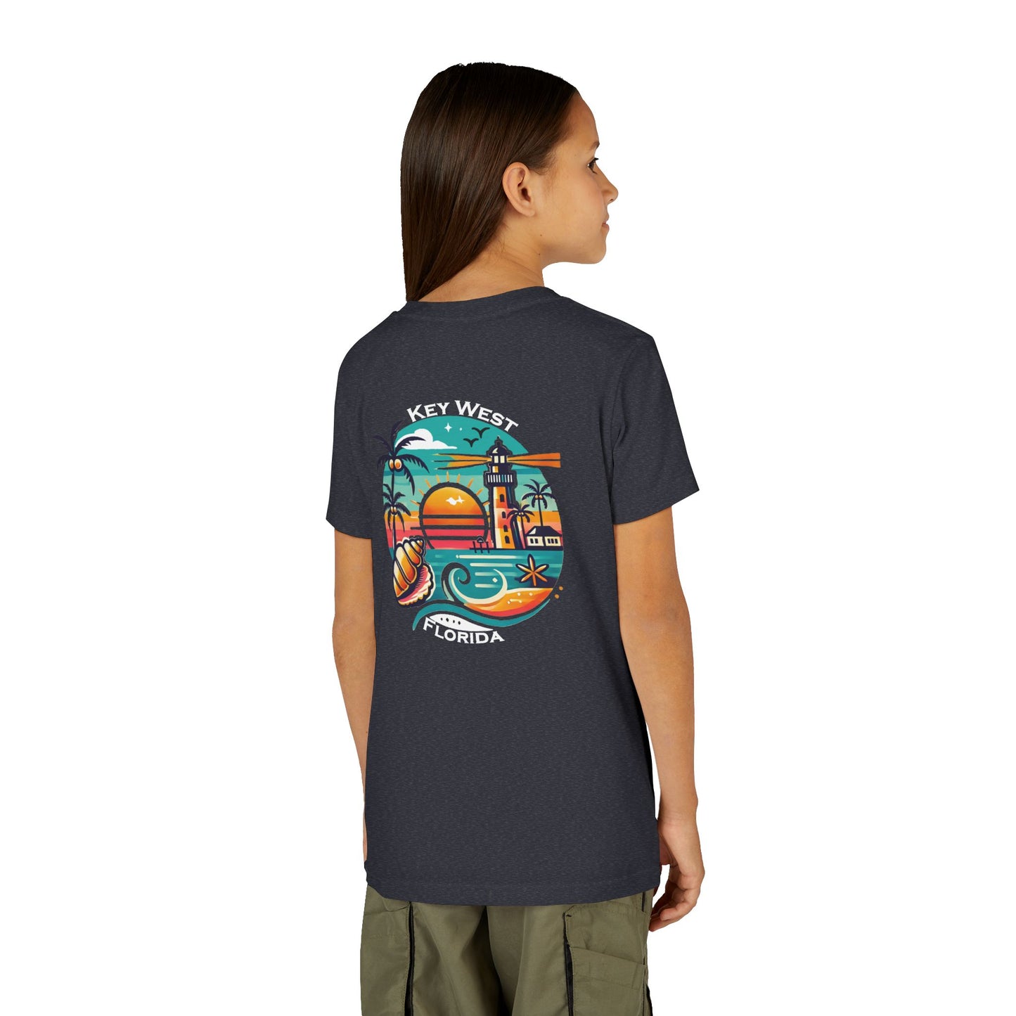 Vibrant Key West Youth Short Sleeve Tee