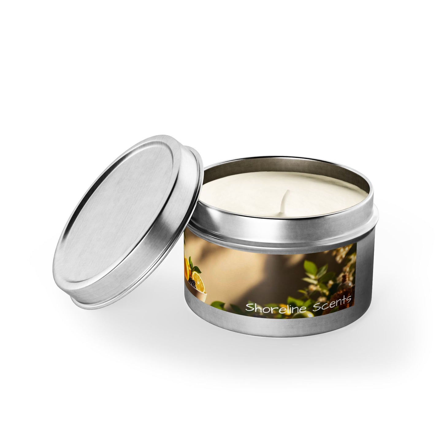 Spa Retreat Scented Rustic Tin Candle