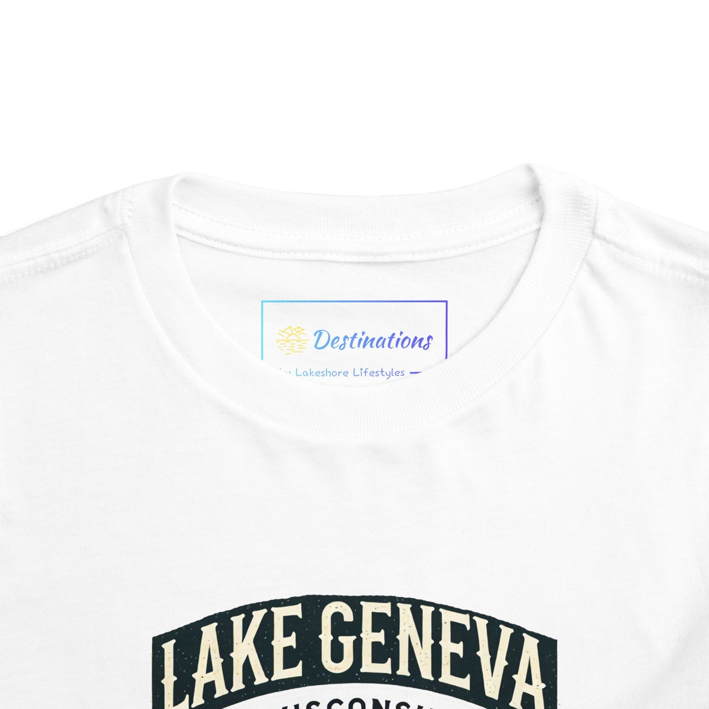 Vintage Lake Geneva Unisex Toddler Short Sleeve Tee