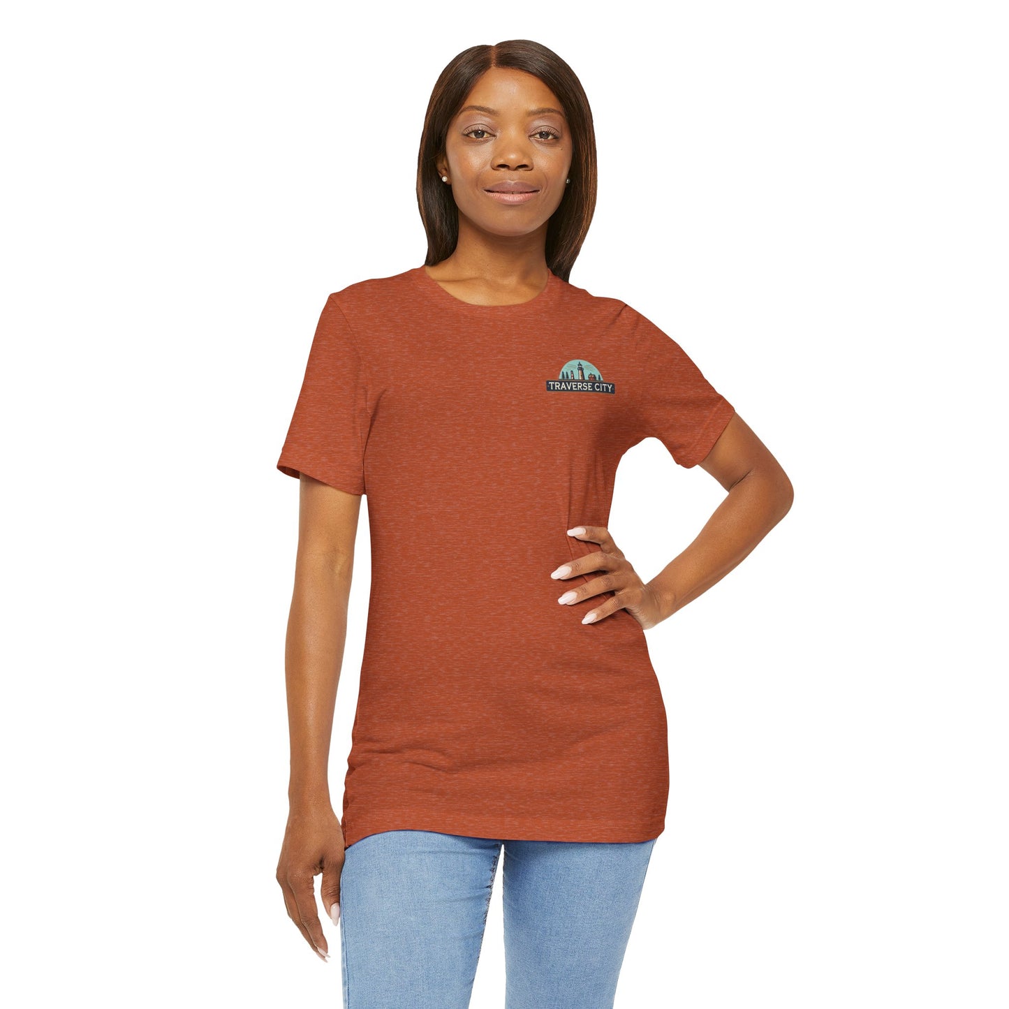 Vintage Traverse City Unisex Jersey Short Sleeve Tee