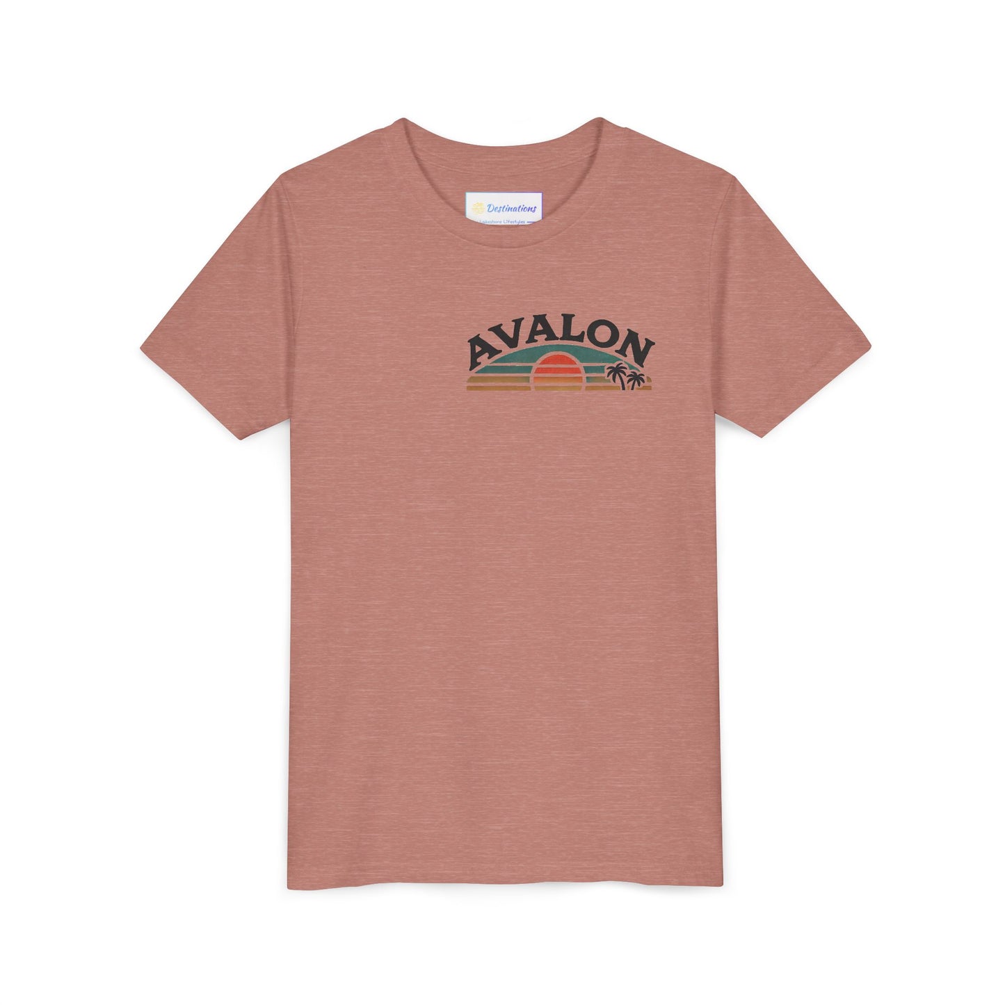 Retro Avalon Sunset Youth Short Sleeve Tee