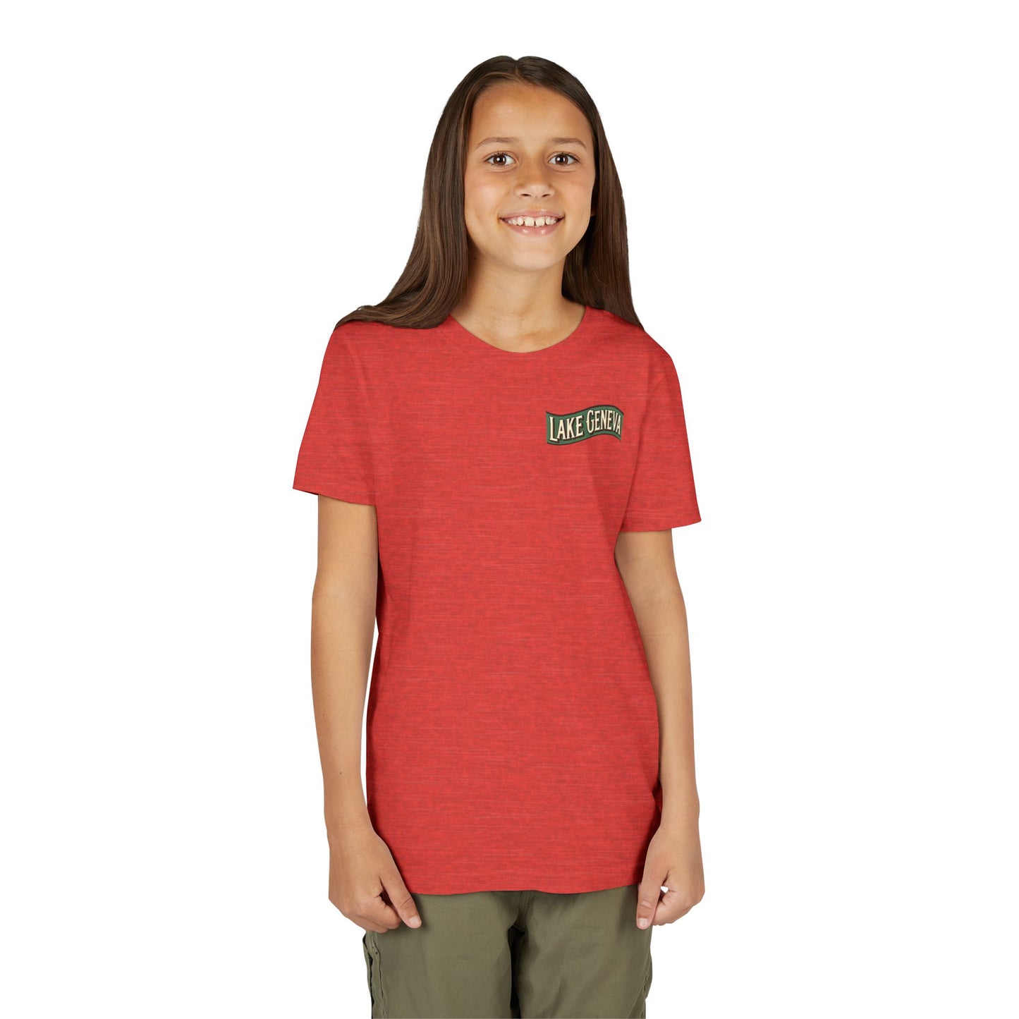 Retro Lake Geneva Unisex Youth Short Sleeve Tee