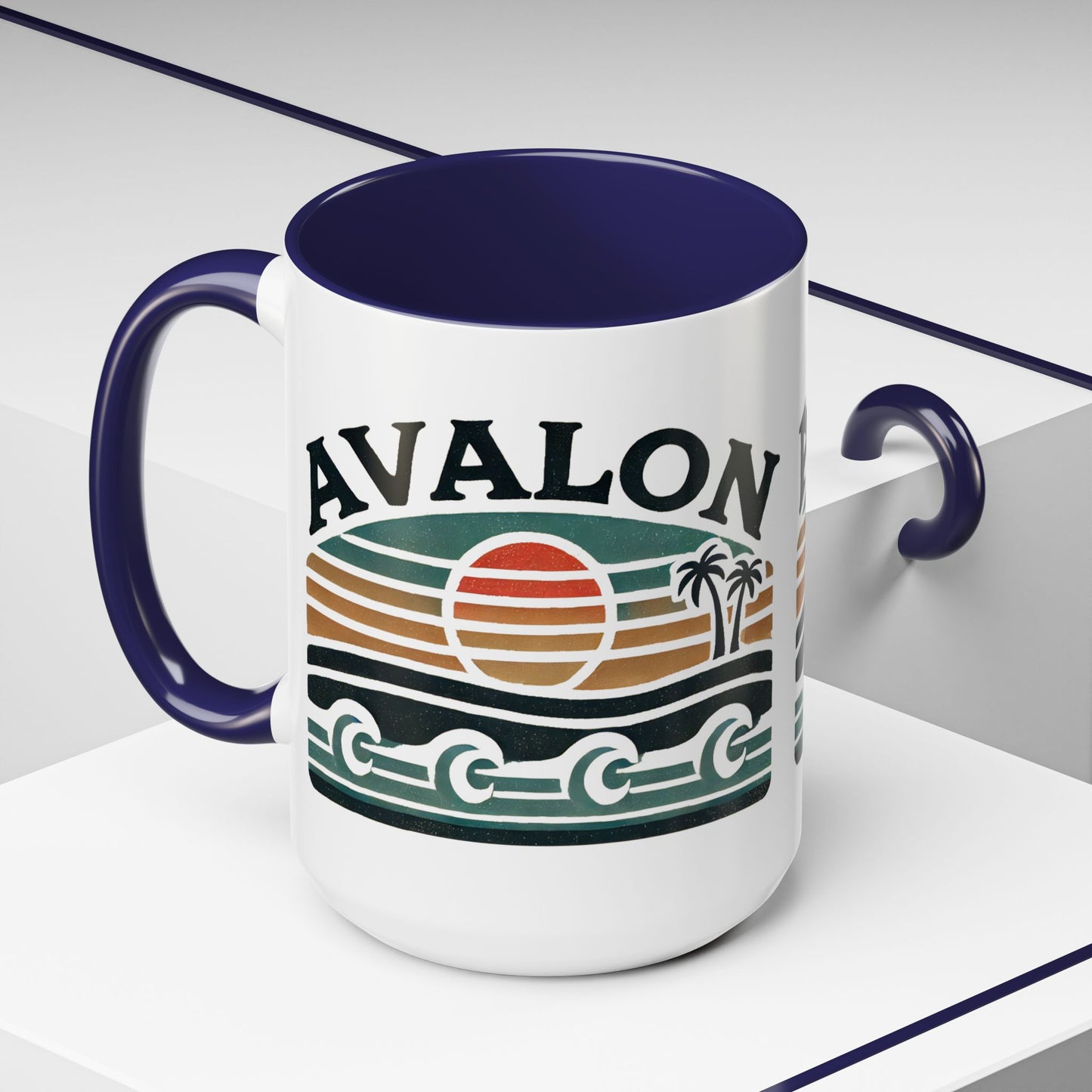 Retro Avalon Accent Coffee Mug