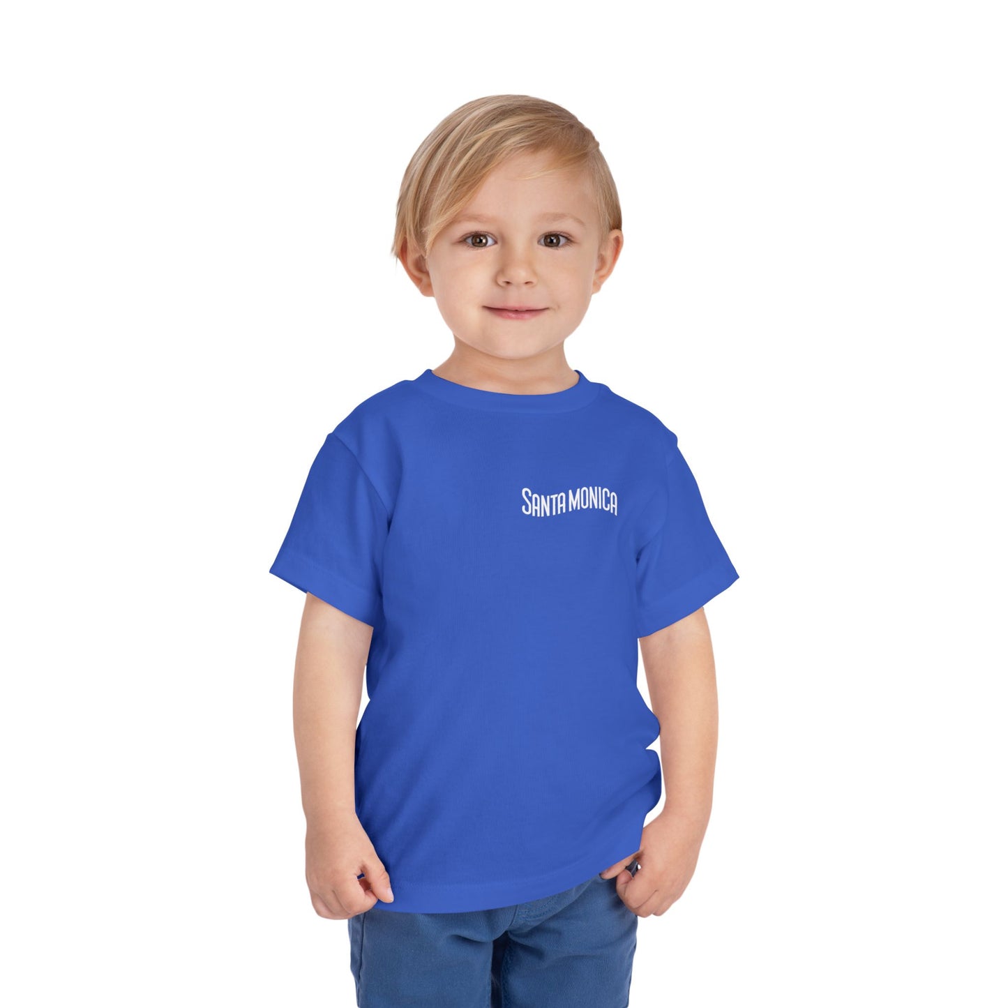 Vibrant Santa Monica Unisex Toddler Short Sleeve Tee