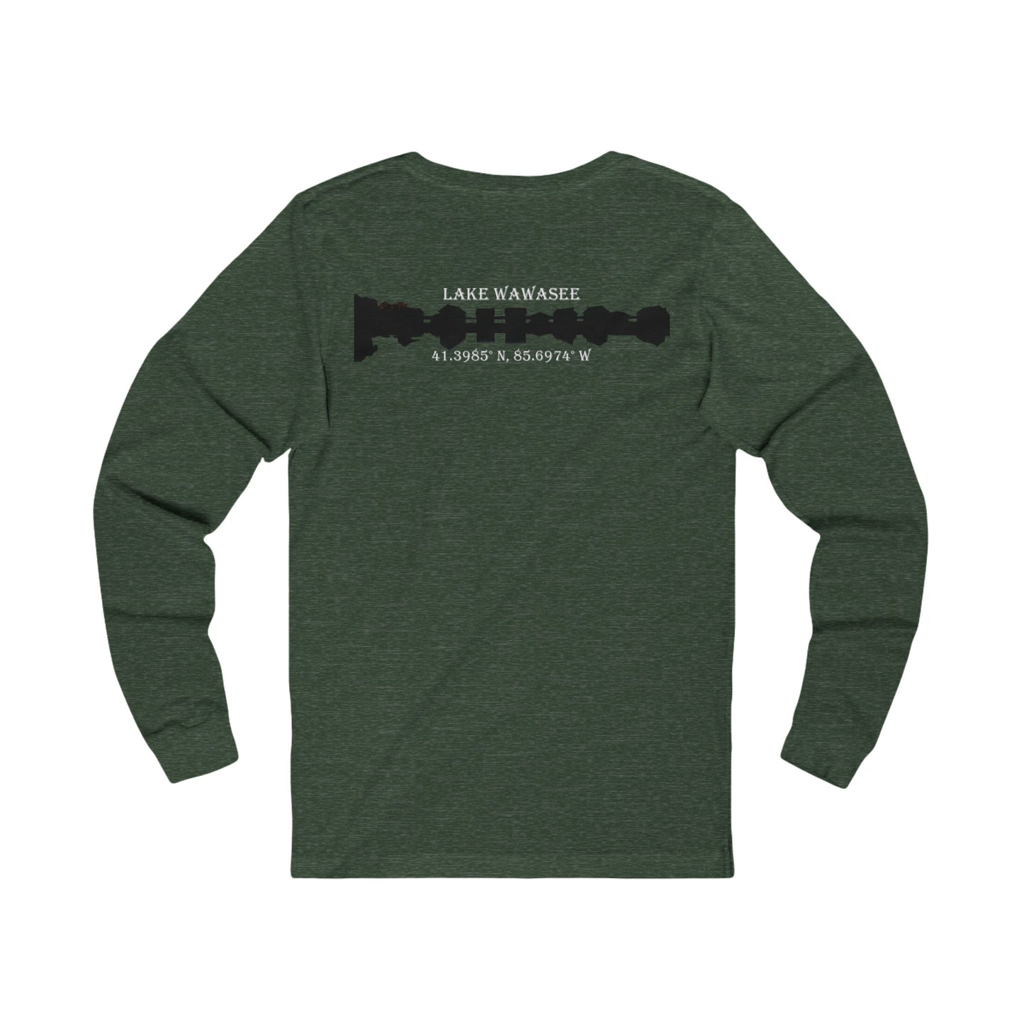 Latitudes Lake Wawasee Unisex Jersey Long Sleeve Tee