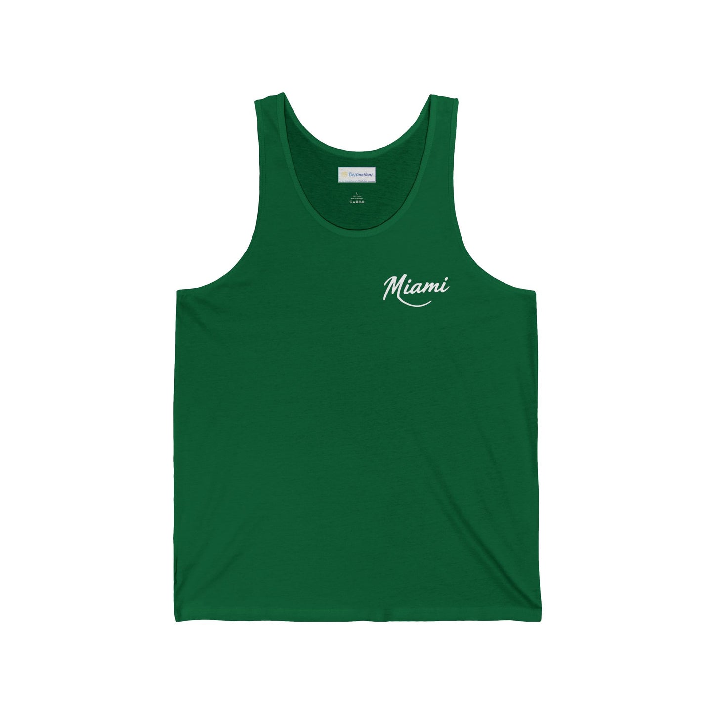 Retro Miami Unisex Jersey Tank