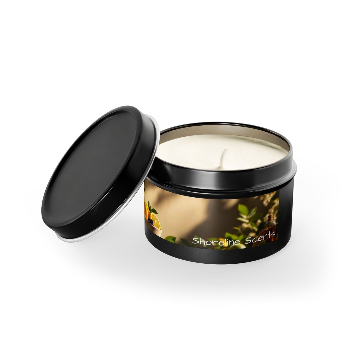 Spa Retreat Scented Rustic Tin Candle