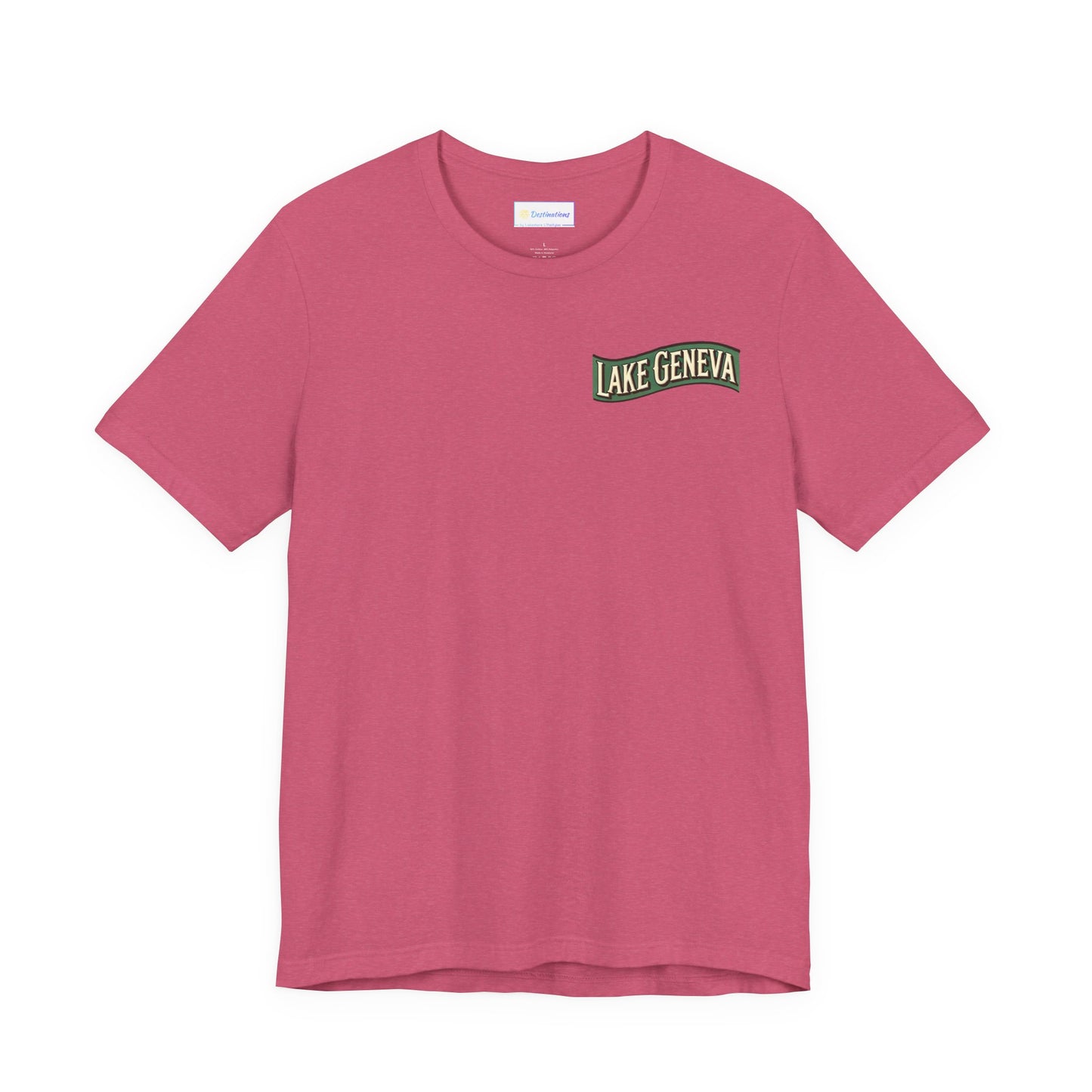 Retro Lake Geneva Unisex Jersey Short Sleeve Tee