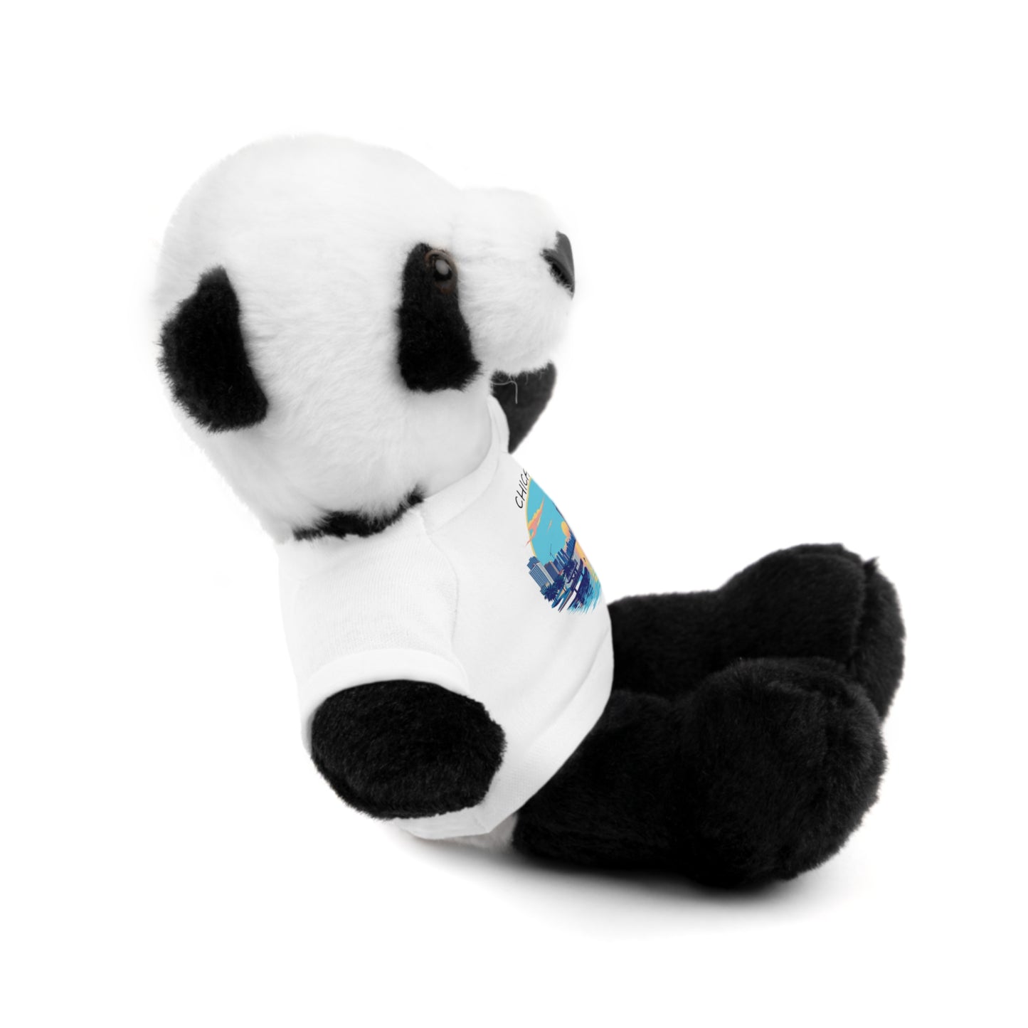 Retro Chicago Sunset Stuffed Animals with Tee