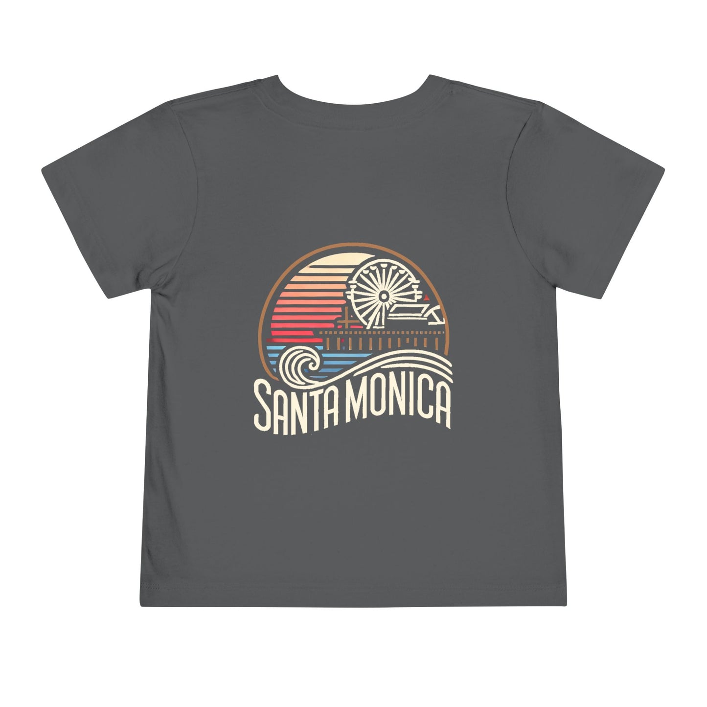 Vibrant Santa Monica Unisex Toddler Short Sleeve Tee