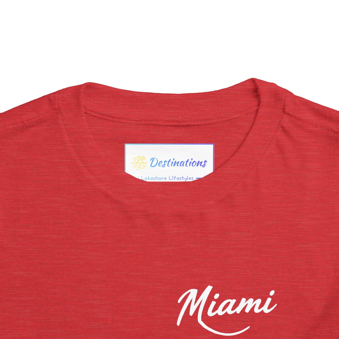 Retro Miami Unisex Toddler Short Sleeve Tee