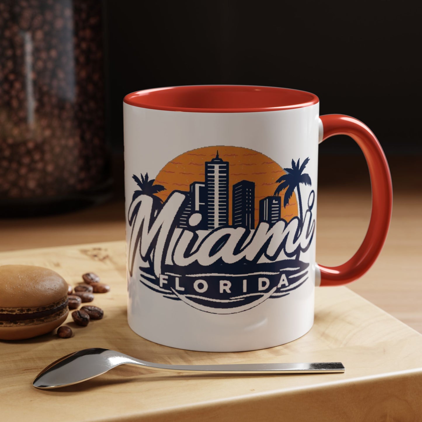 Retro Miami Accent Coffee Mug