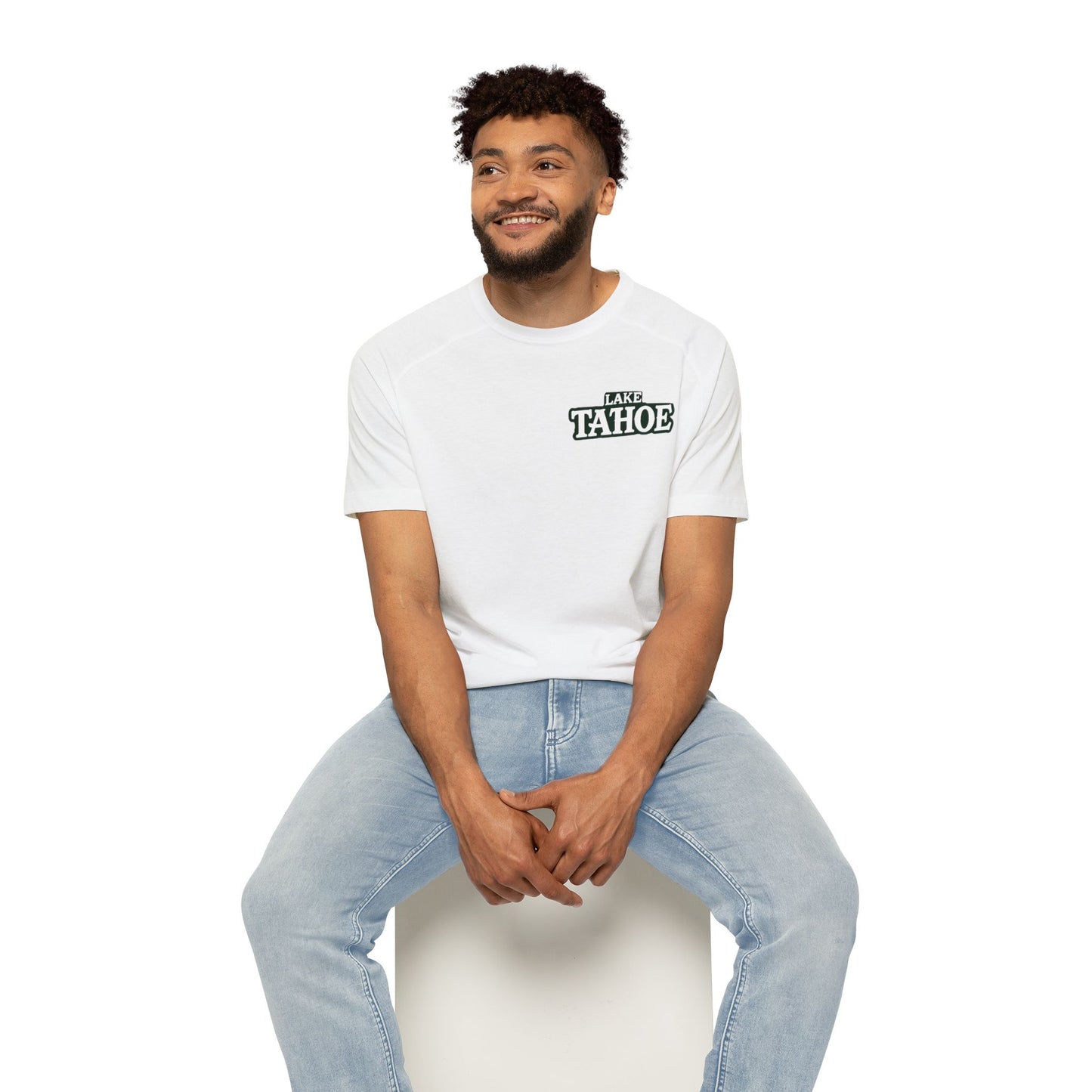 Vintage Lake Tahoe Men's Raglan T-Shirt